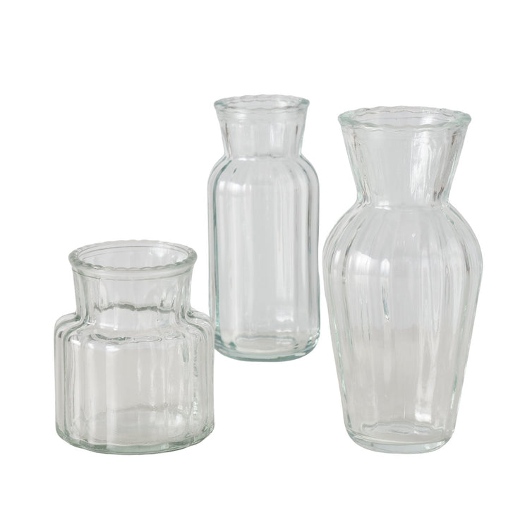 Till Bud Glass Vases, Set of 3