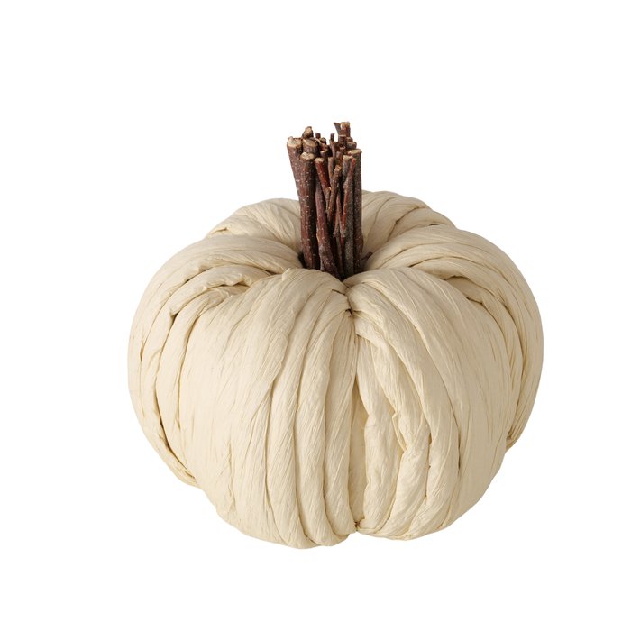 Set of 2 decorative Pumpkins