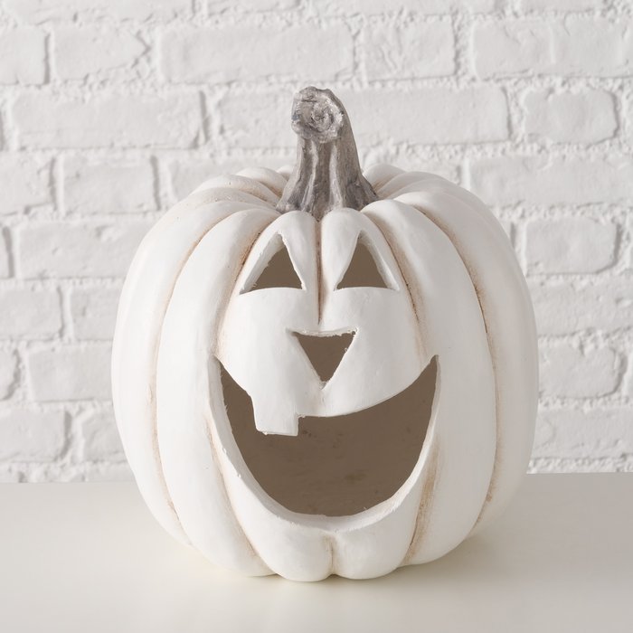 Ceramic white Pumpkin 29.5cm--LNH Edit