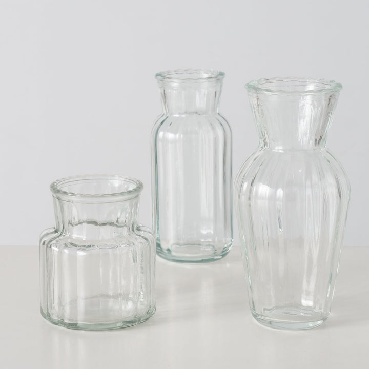 Till Bud Glass Vases, Set of 3