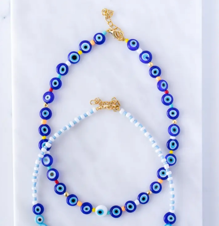 Blue Evil Eye Necklace