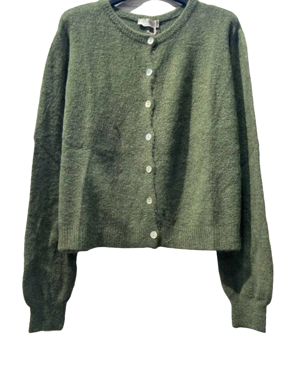 Round neck Alpaca Knitted Cardigan-Jackets & Coats-LNH Edit