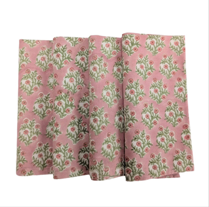 Emily Pink Napkin, Set of 4