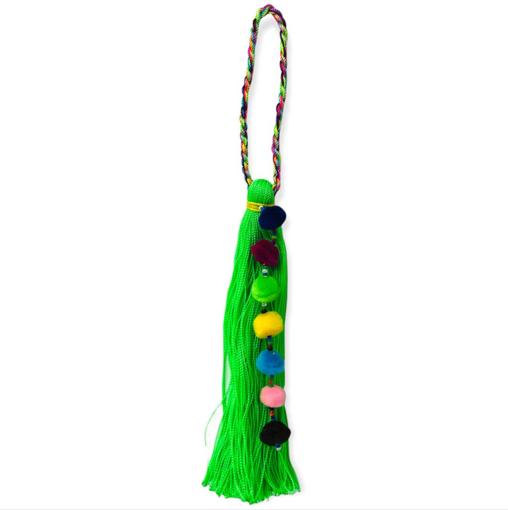 Bag Tassel - Neon Green-Bag Tassels-LNH Edit