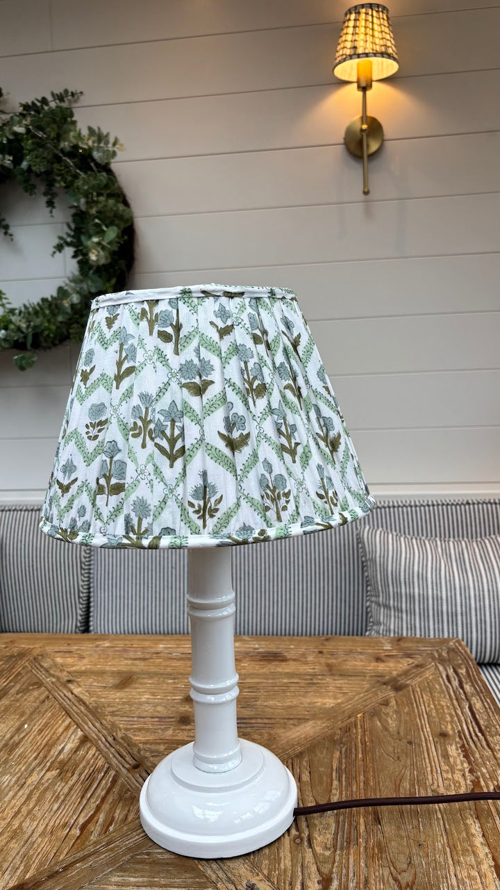Mary Printed Pleated Lampshade