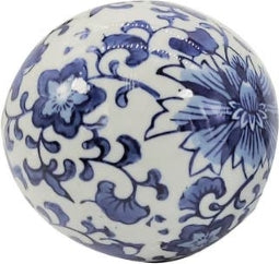 Chinoiserie Ceramic Balls , Set of 6