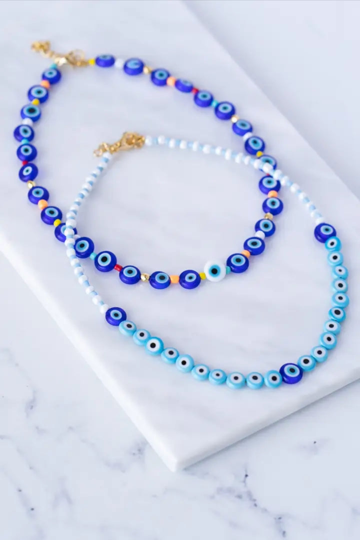 Blue Evil Eye Necklace