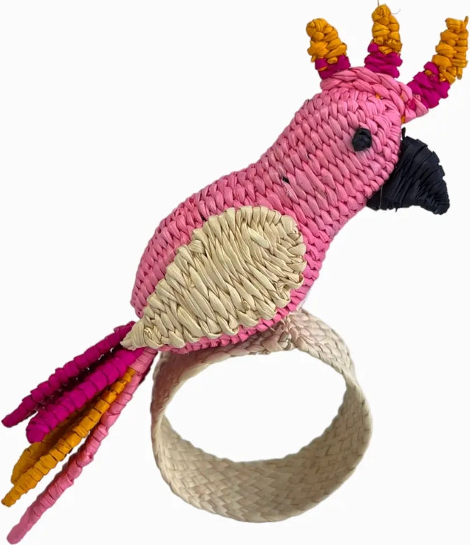 Cockatoo Napkin Ring, Sold Individually