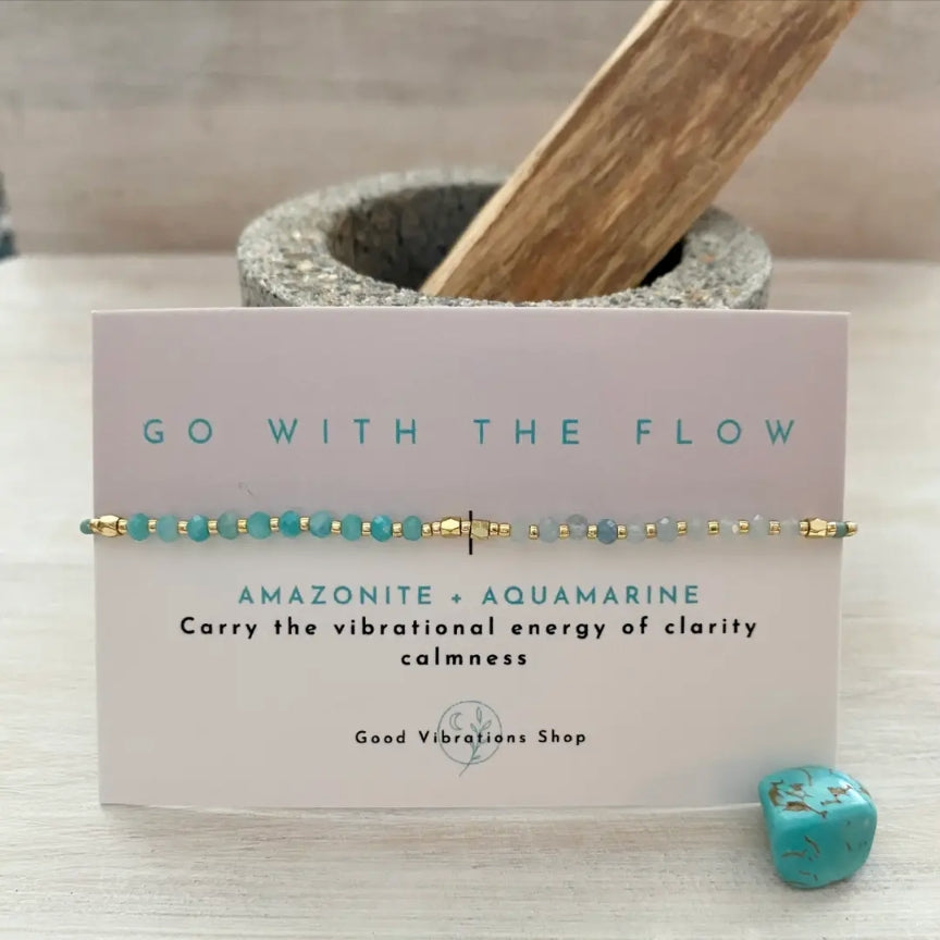 Go With the Flow , Gemstone Bracelet-Bracelets-LNH Edit