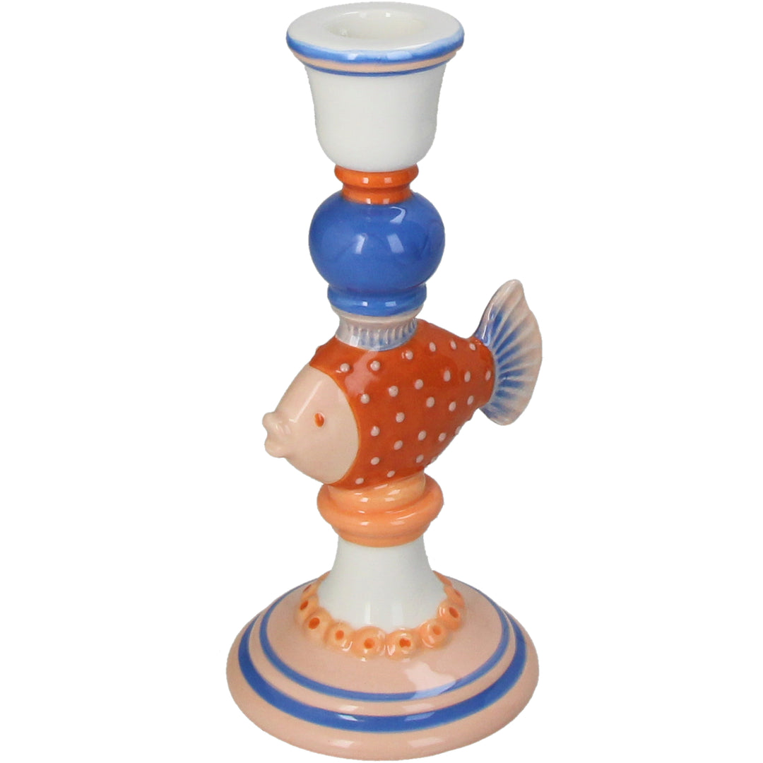 Fish Candlestick Orange