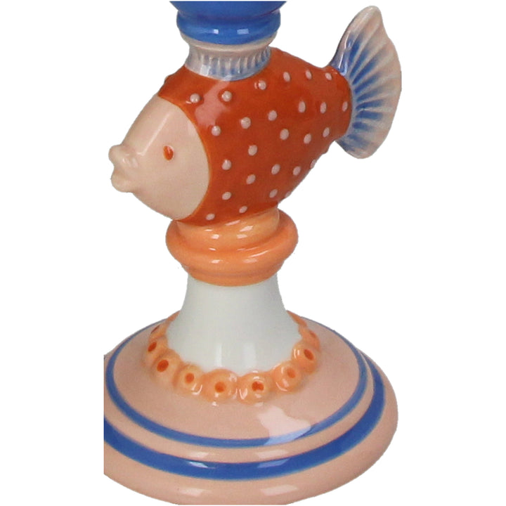 Fish Candlestick Orange