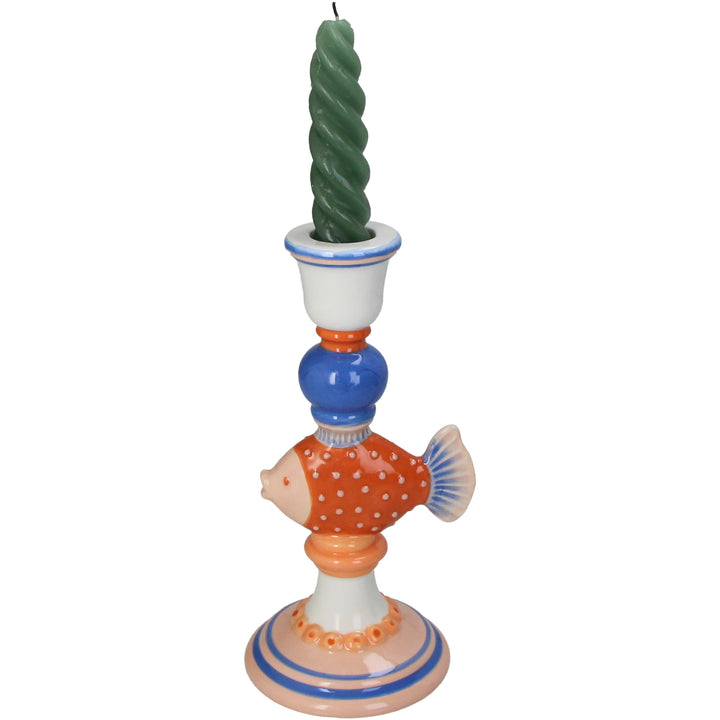 Fish Candlestick Orange