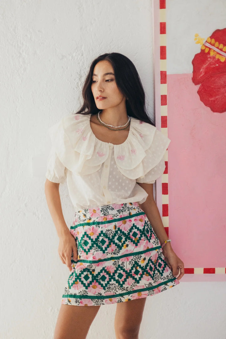Kitty Embroidered Skirt