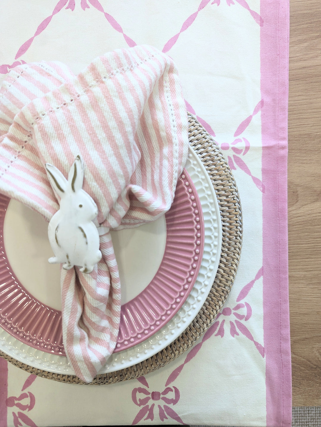 Elizabeth Pink Table Runner