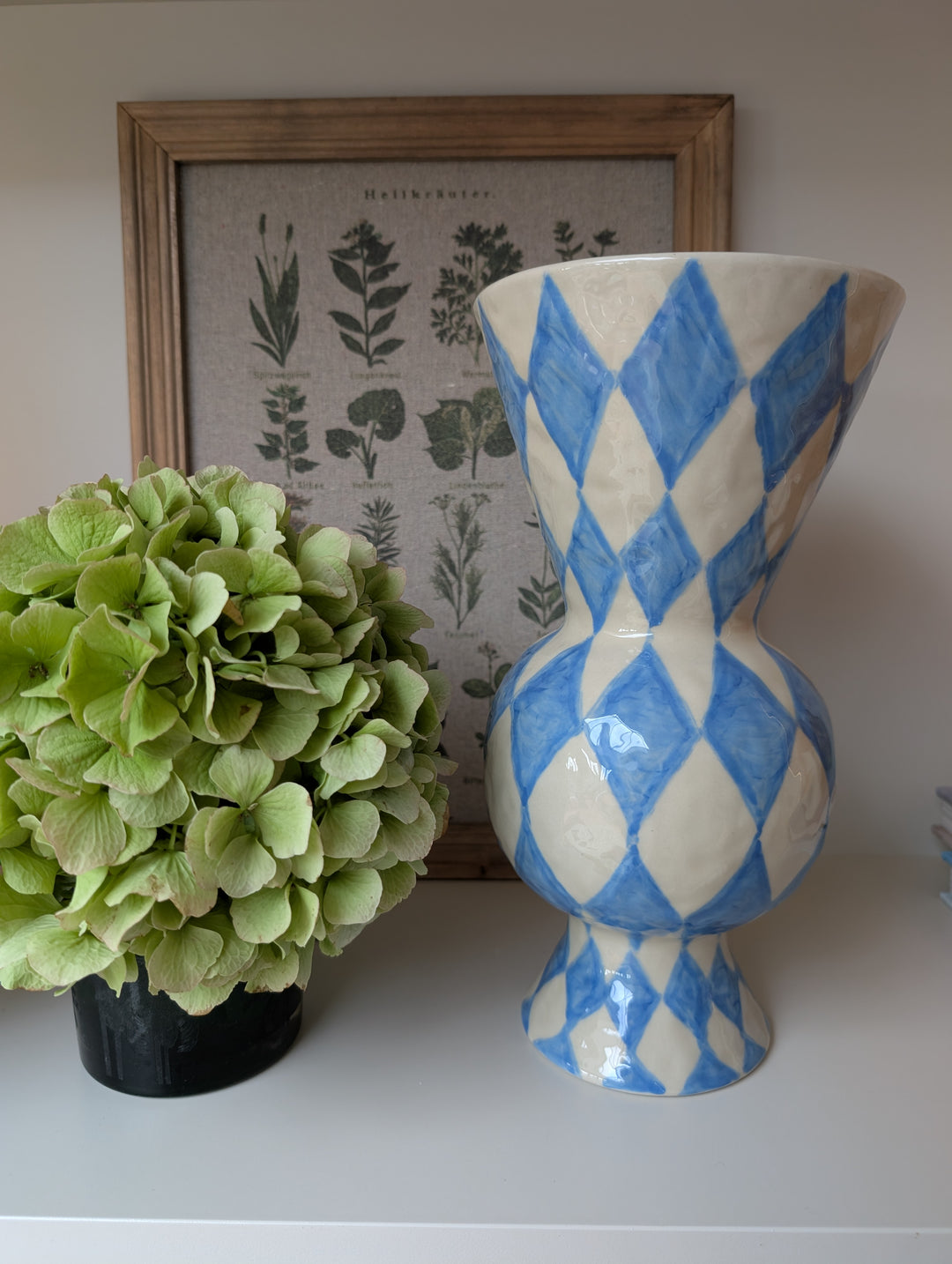 Vase rhombic blue-Vases-LNH Edit