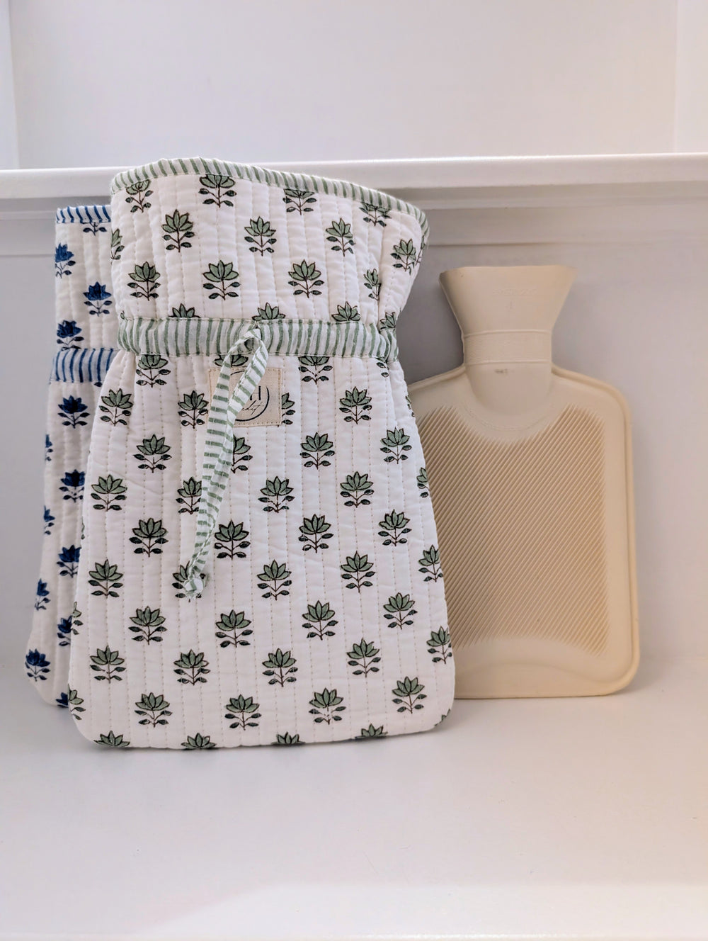 Clover Green Hot Water Bottle Cover-hot water bottle cover-LNH Edit