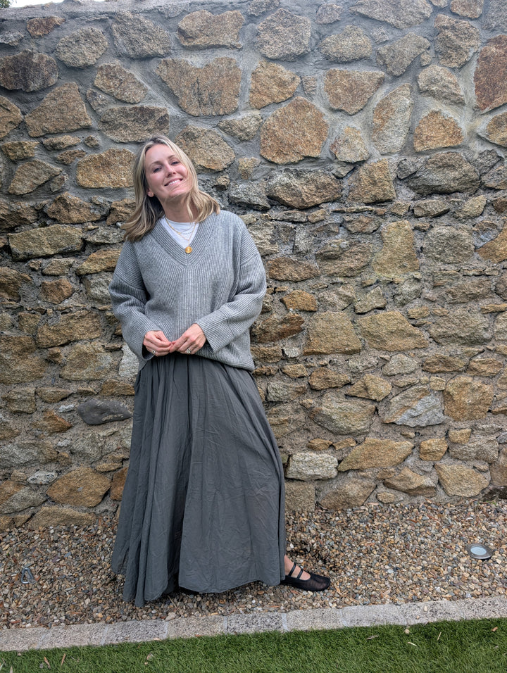 Maxi skirt Grey