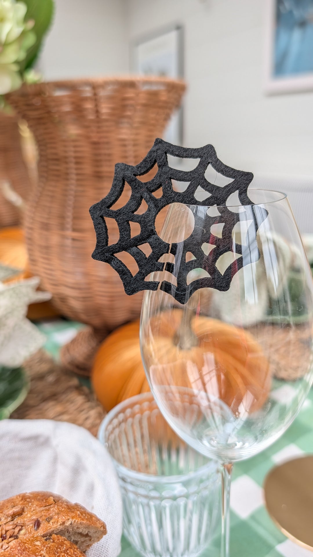 Spooky Glass Markers, Set of 4-Seasonal Decorations-LNH Edit