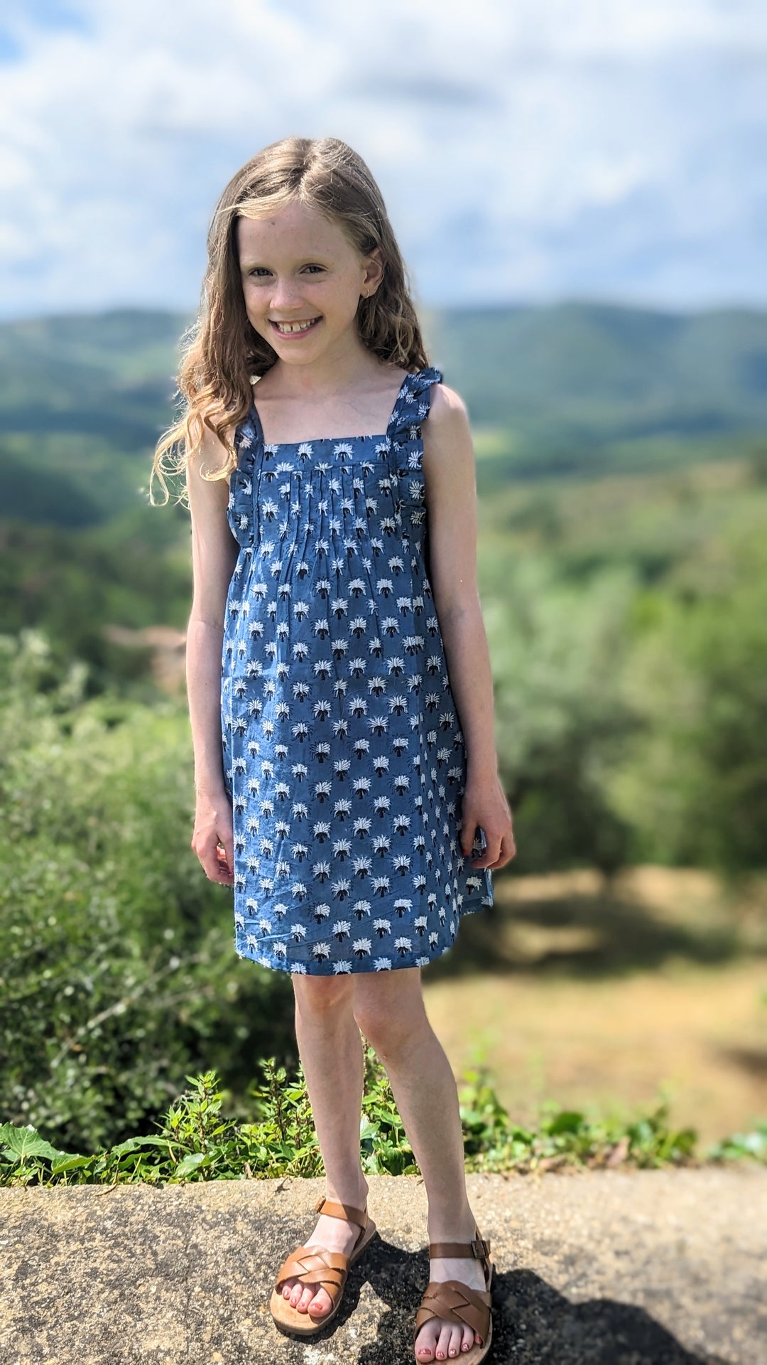 Charlie Little Dress Navy Blue-Children’s Dresses-LNH Edit