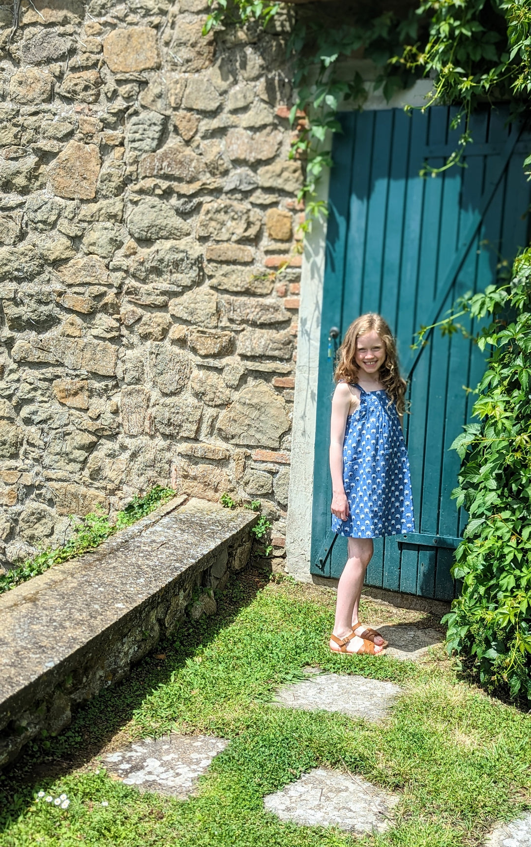 Charlie Little Dress Navy Blue-Children’s Dresses-LNH Edit