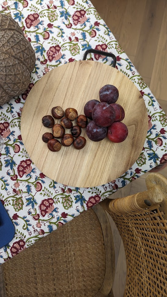 Round Wood Chopping / Display Board - Small-Chopping Boards-LNH Edit