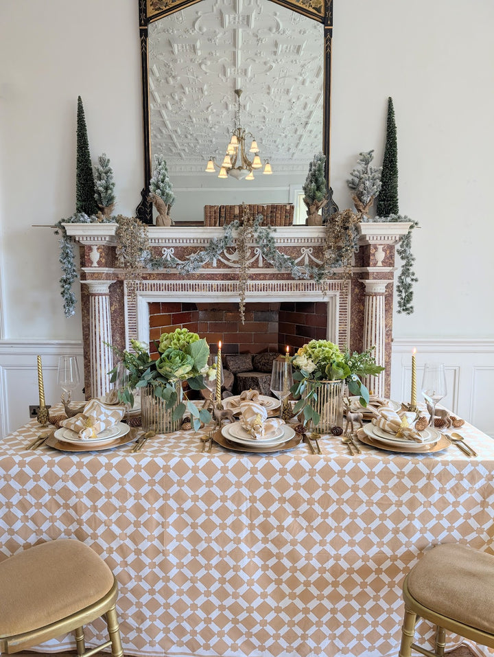 Cedar vine garland with snow