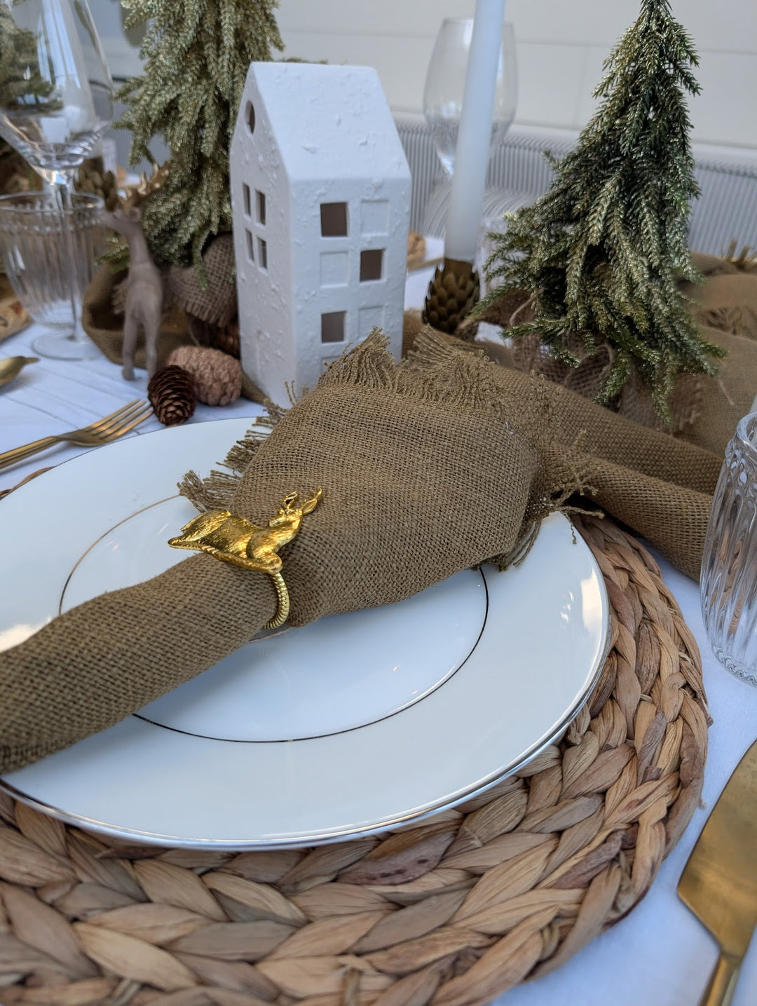 Deer Napkin Rings - Set of 4