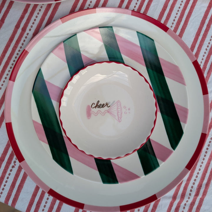 Small Christmas bliss plates  set of 4