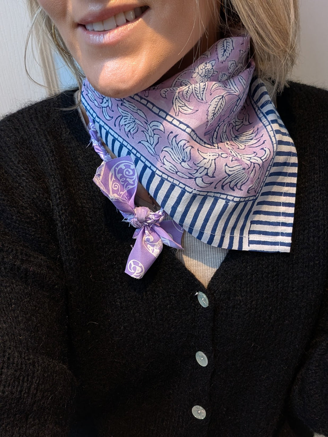 Luna Lavender Bandana Scarf