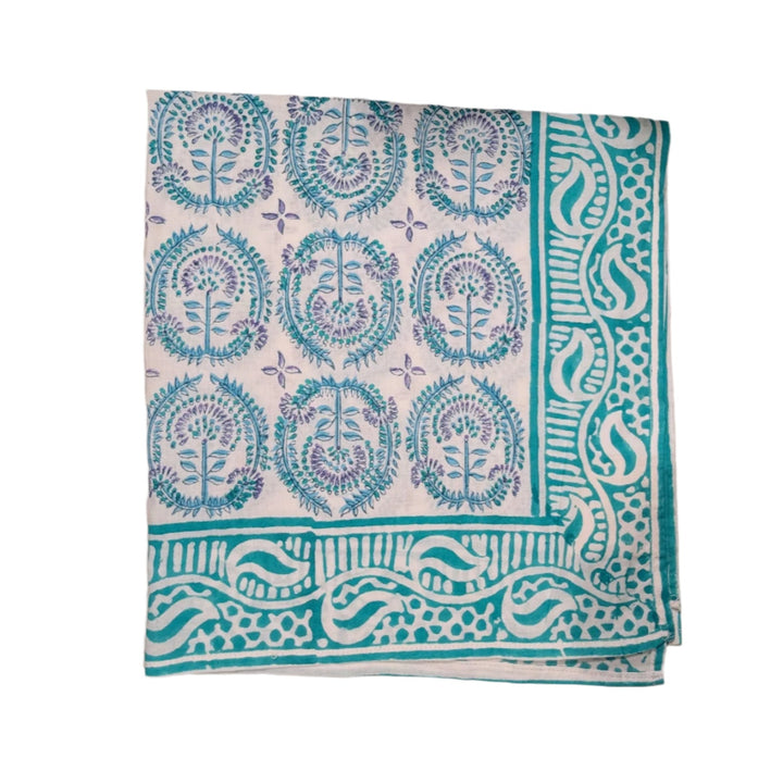 Tristian Turquoise Bandana Scarf