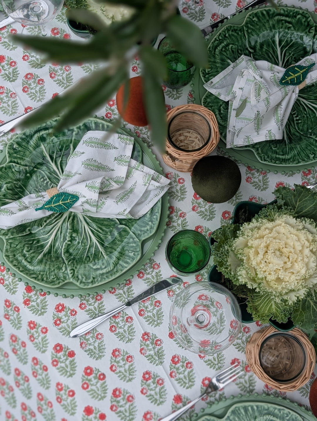 Leaf hand woven Napkin Rings, Sold individually