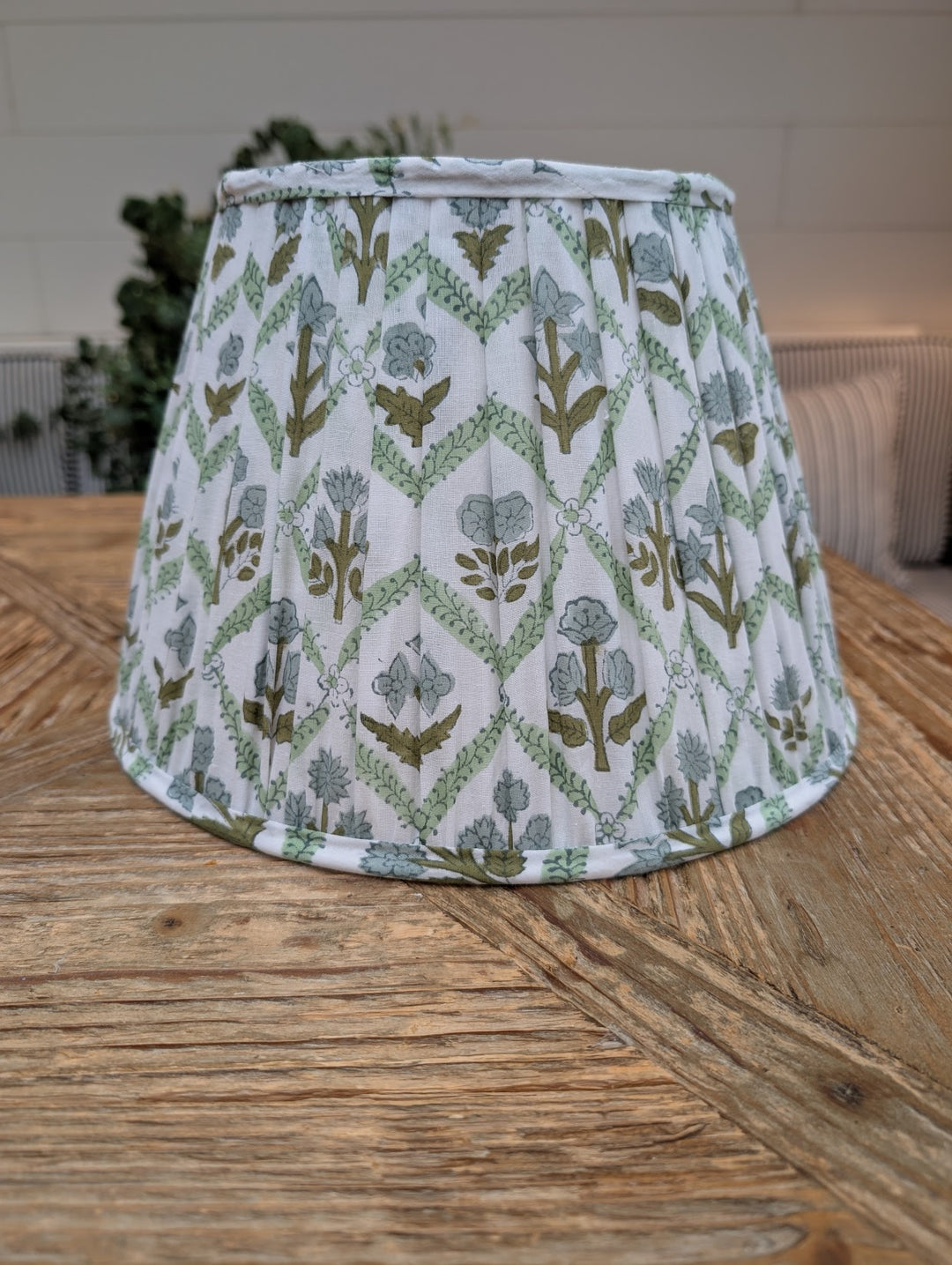 Mary Printed Pleated Lampshade