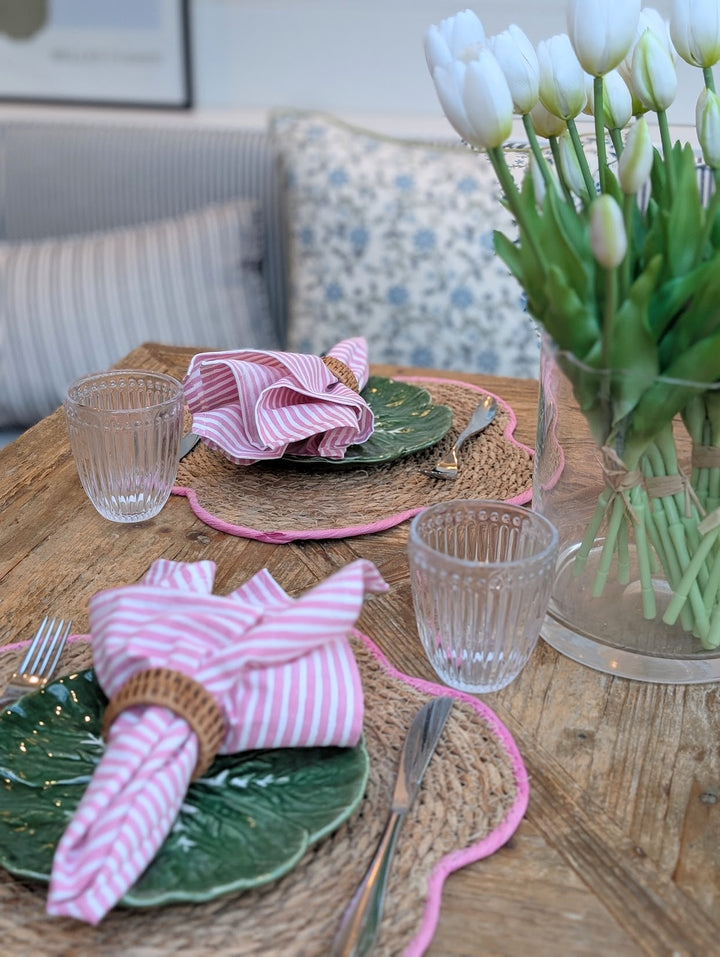 Faux White Tulip Stem