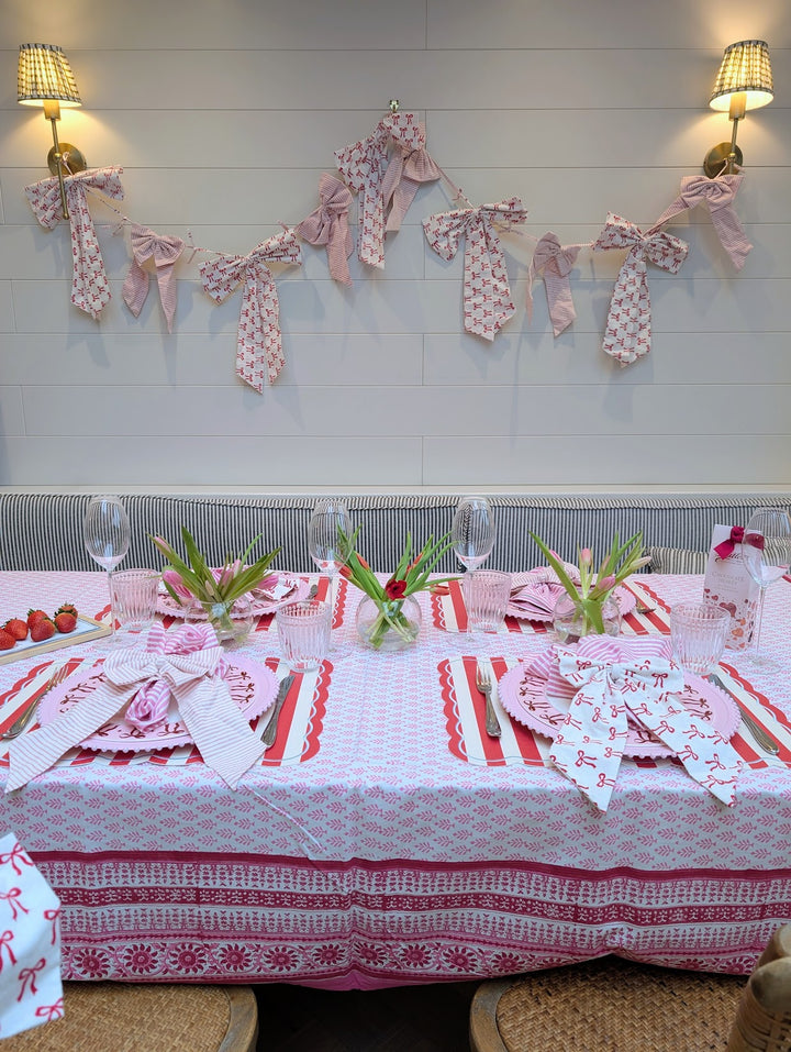 Red Bow Handmade Bow, 2 sizes