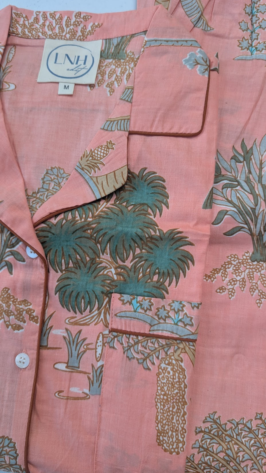 Coral Jungle Pyjama Set, Long