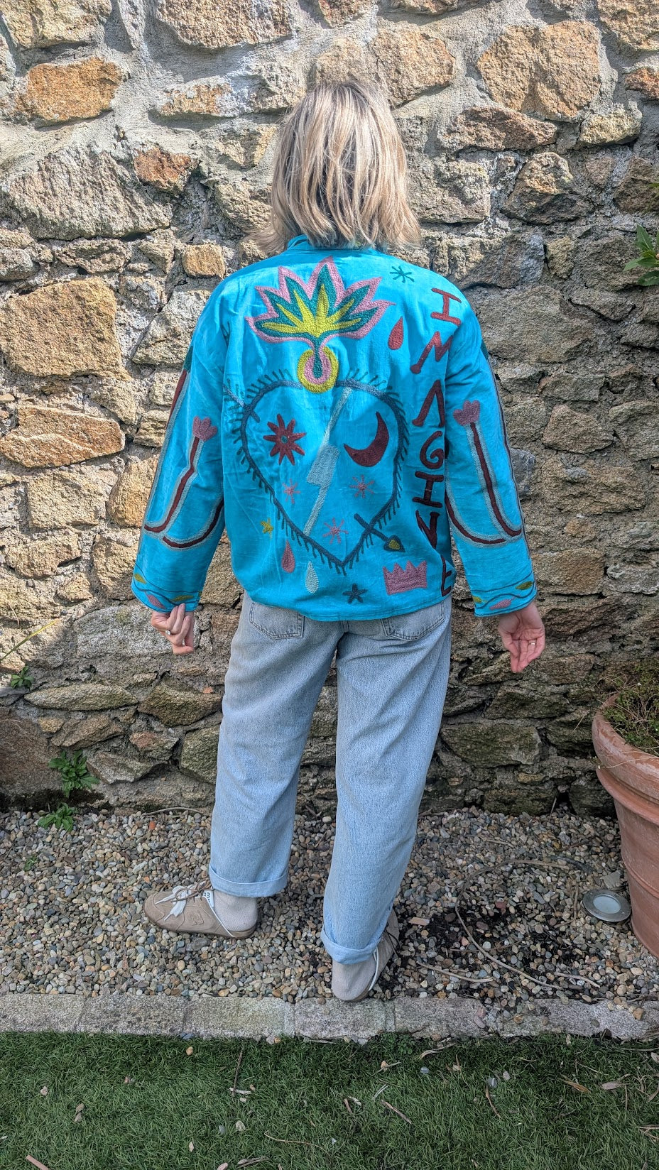 Embroidered Velvet Suzani Jacket | No. 051