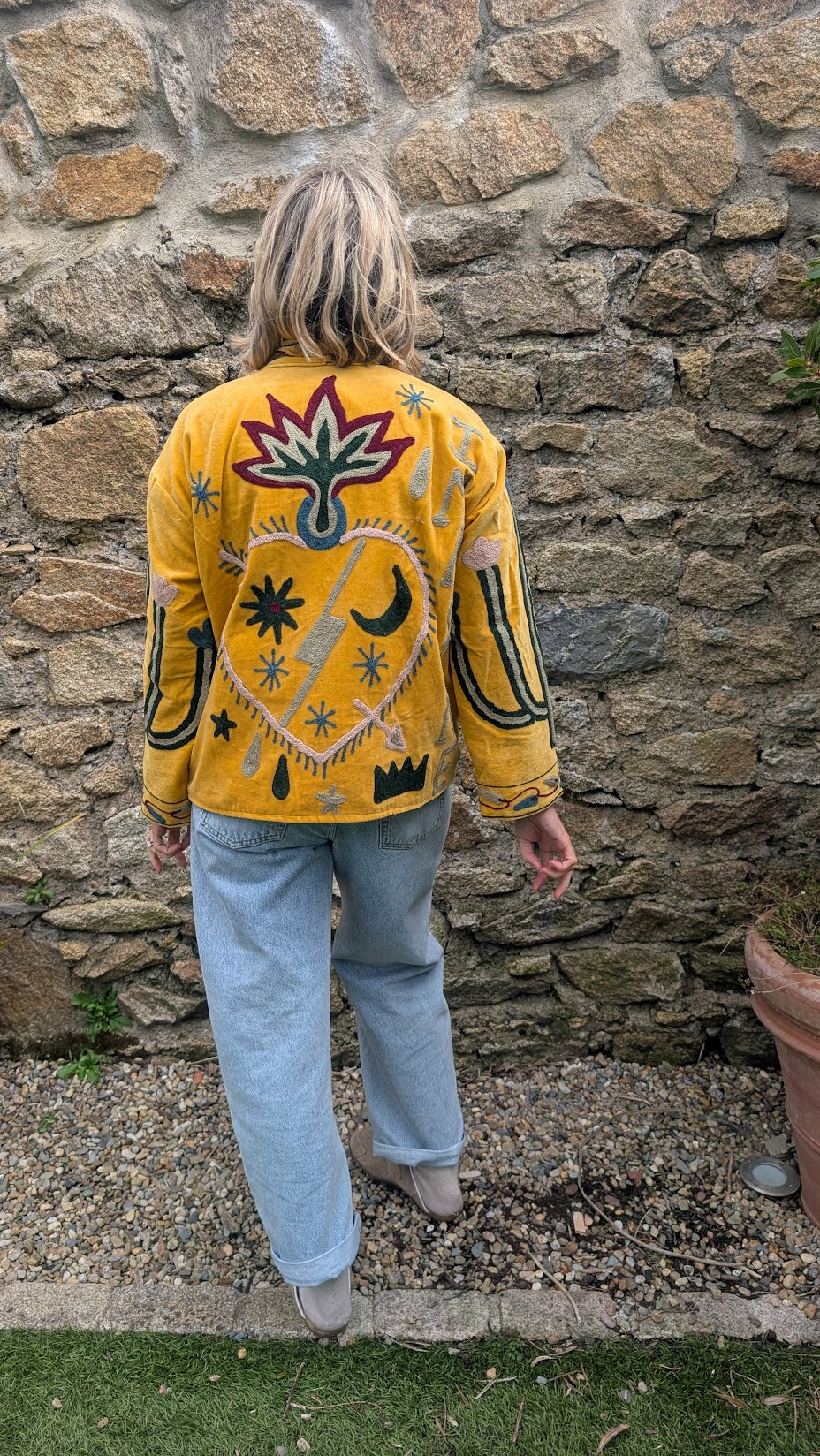 Embroidered Velvet Suzani Jacket | No. 059