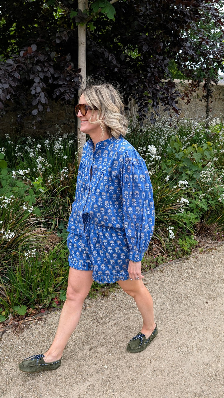 Nicole Blue Shorts and Top set