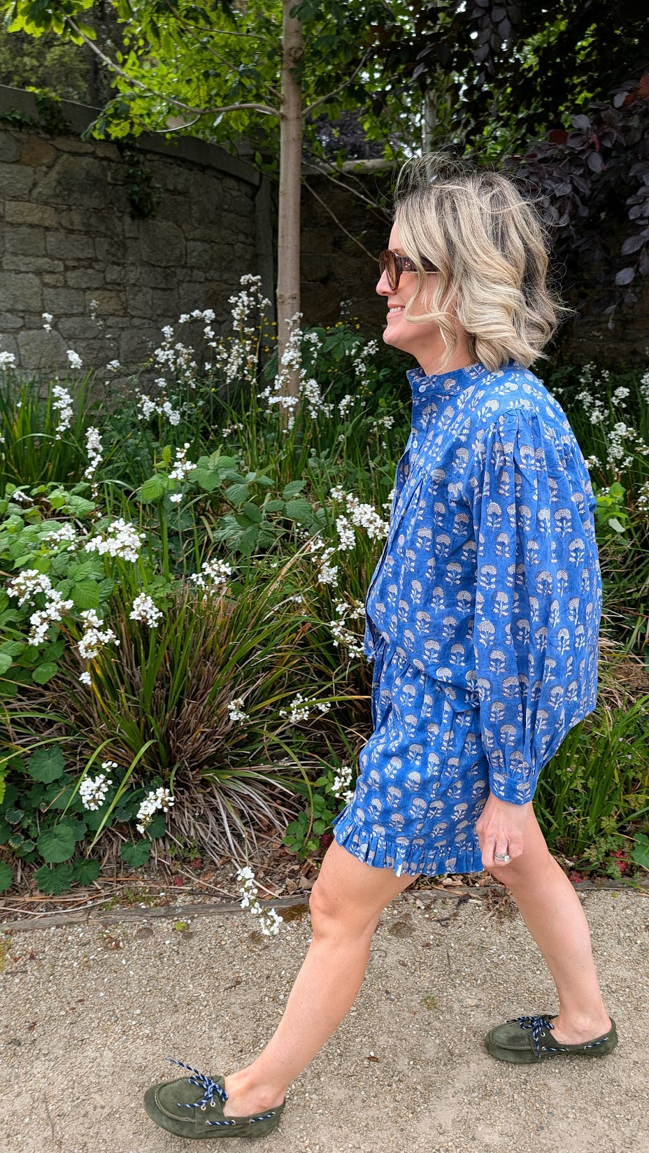 Nicole Blue Shorts and Top set