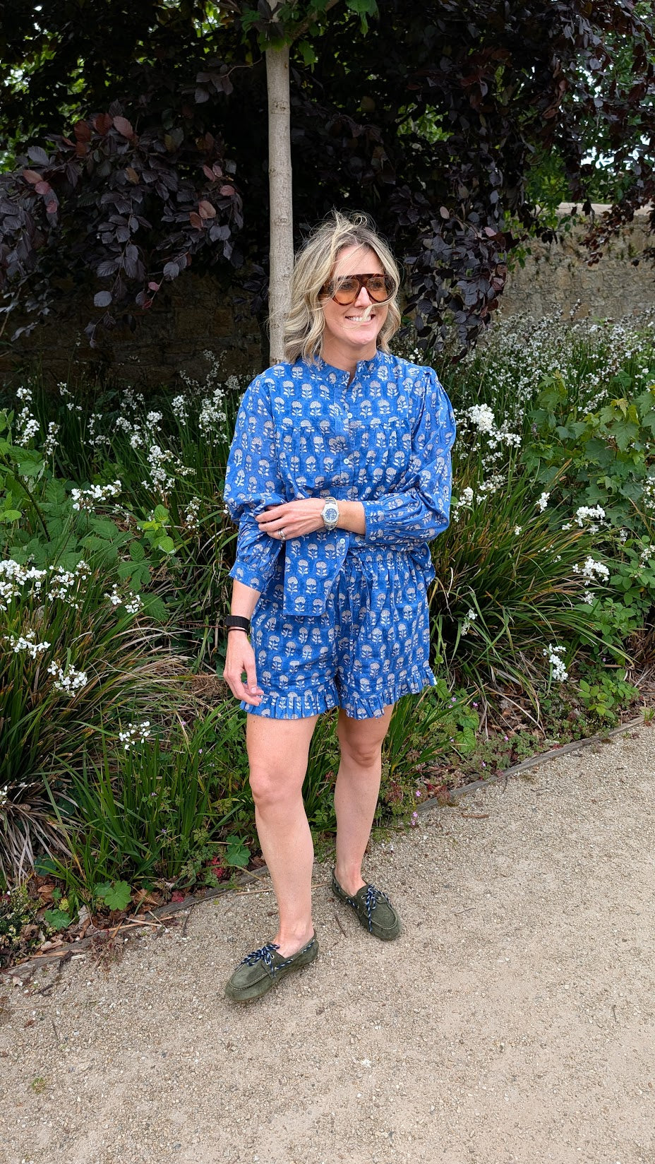 Nicole Blue Shorts and Top set