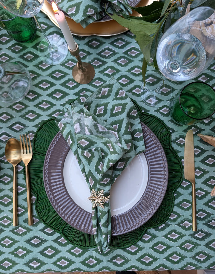 Breeze Christmas green placemat