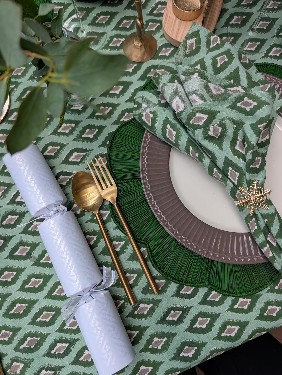 Breeze Christmas green placemat