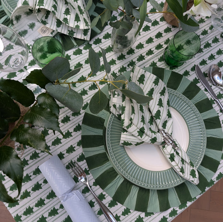 Christmas Tree Napkins, Set of 4