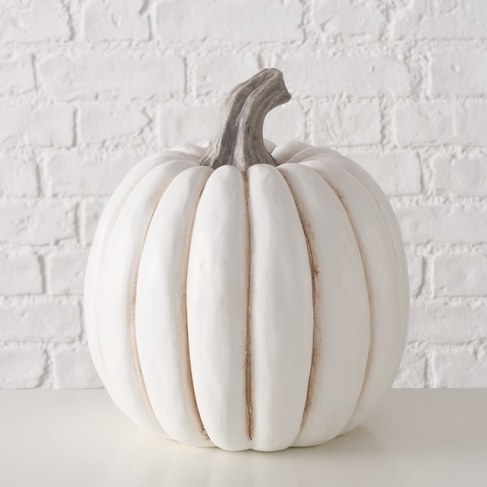 Ceramic white Pumpkin 29.5cm--LNH Edit