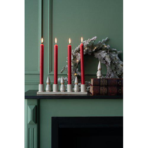 Santa Candle Holder