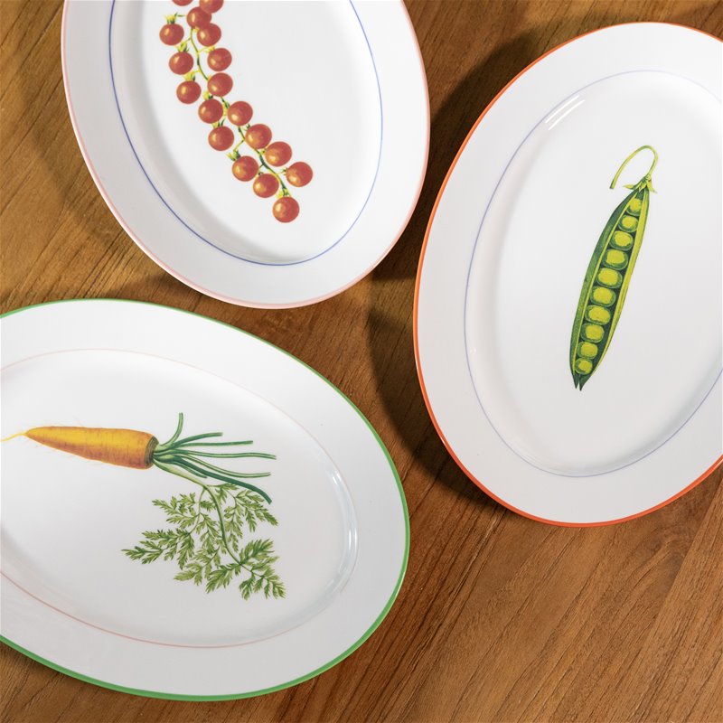 Pea Serving Plate-Dinner Plates-LNH Edit