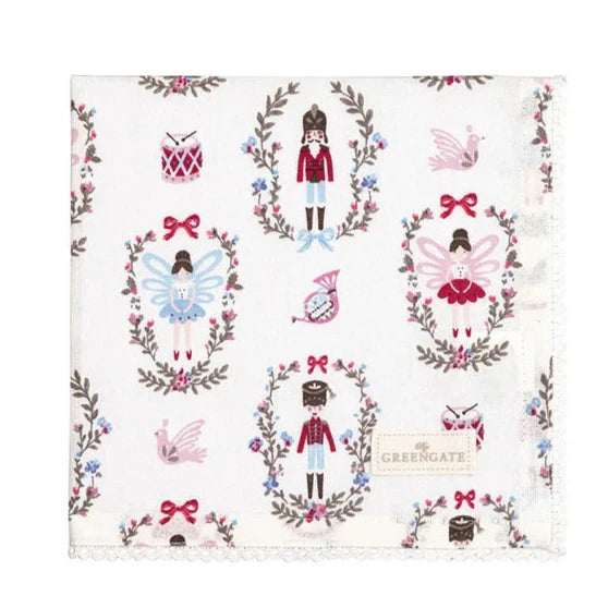 Nutcracker cotton napkin, Set 4