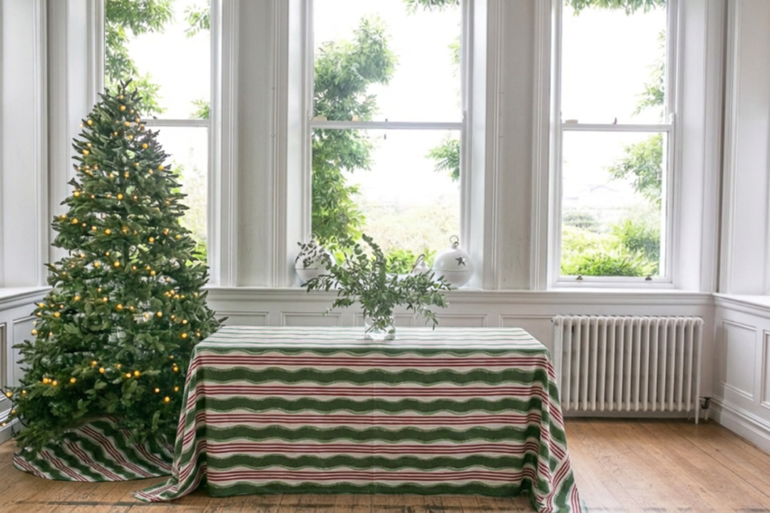 Candy cane Rectangle Tablecloth