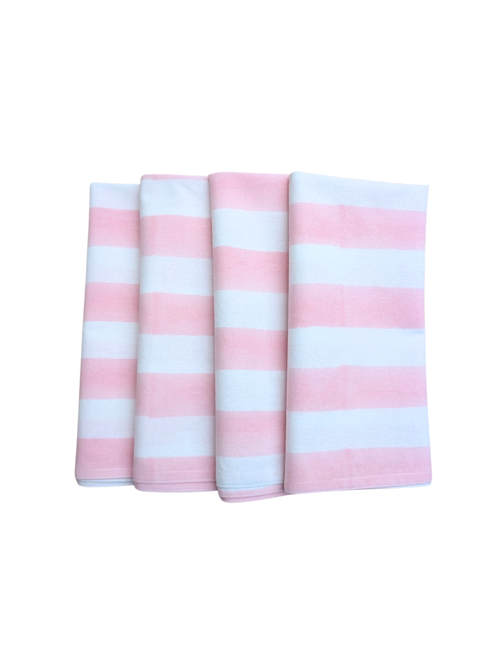 Pink Stripe  Napkins, Set of 4 | LNH Edit