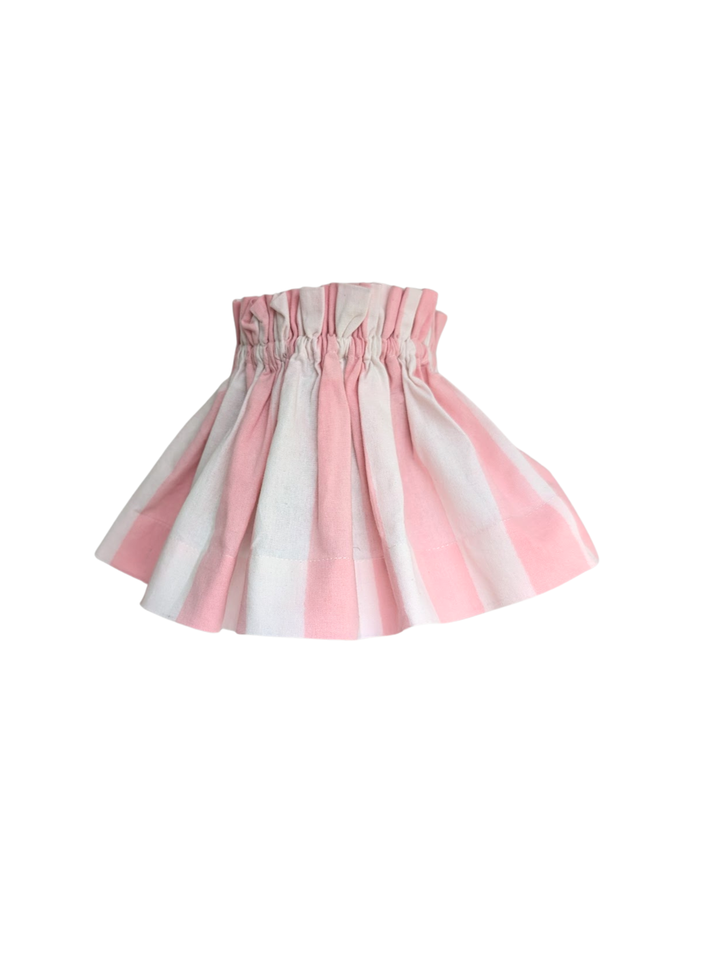 Small Pink Stripe  Lampshade Cover